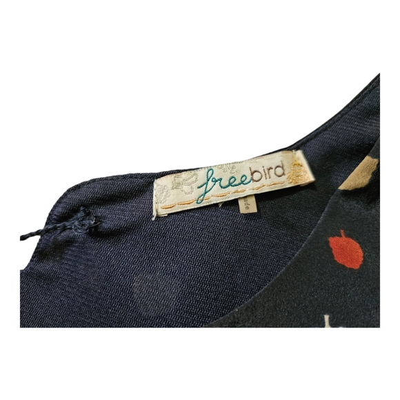 Free Bird fall pumpkin peplum top size small - Picture 3 of 8